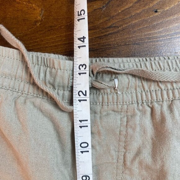 Express shorts men's size large elastic drawstring waist tan - Picture 8 of 10